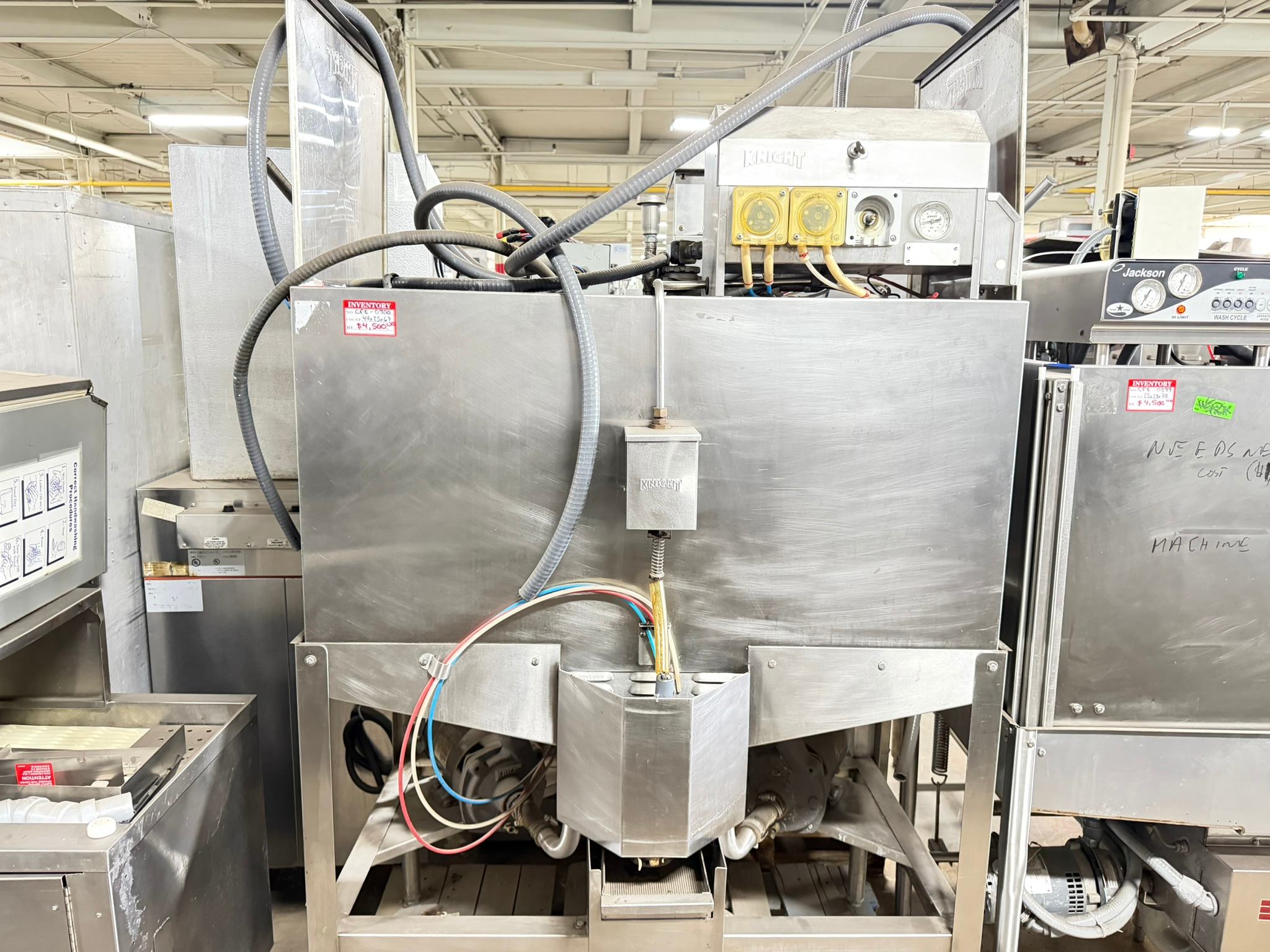 Knight KLE-235D Heavy-duty, Double-tank commercial dish machine built for medium-to-high volume ware washing REFURBISHED CFE-0300 Knight KLE-235D Heavy-duty, Double-tank commercial dish machine built for medium-to-high volume ware washing REFURBISHED CFE-0300