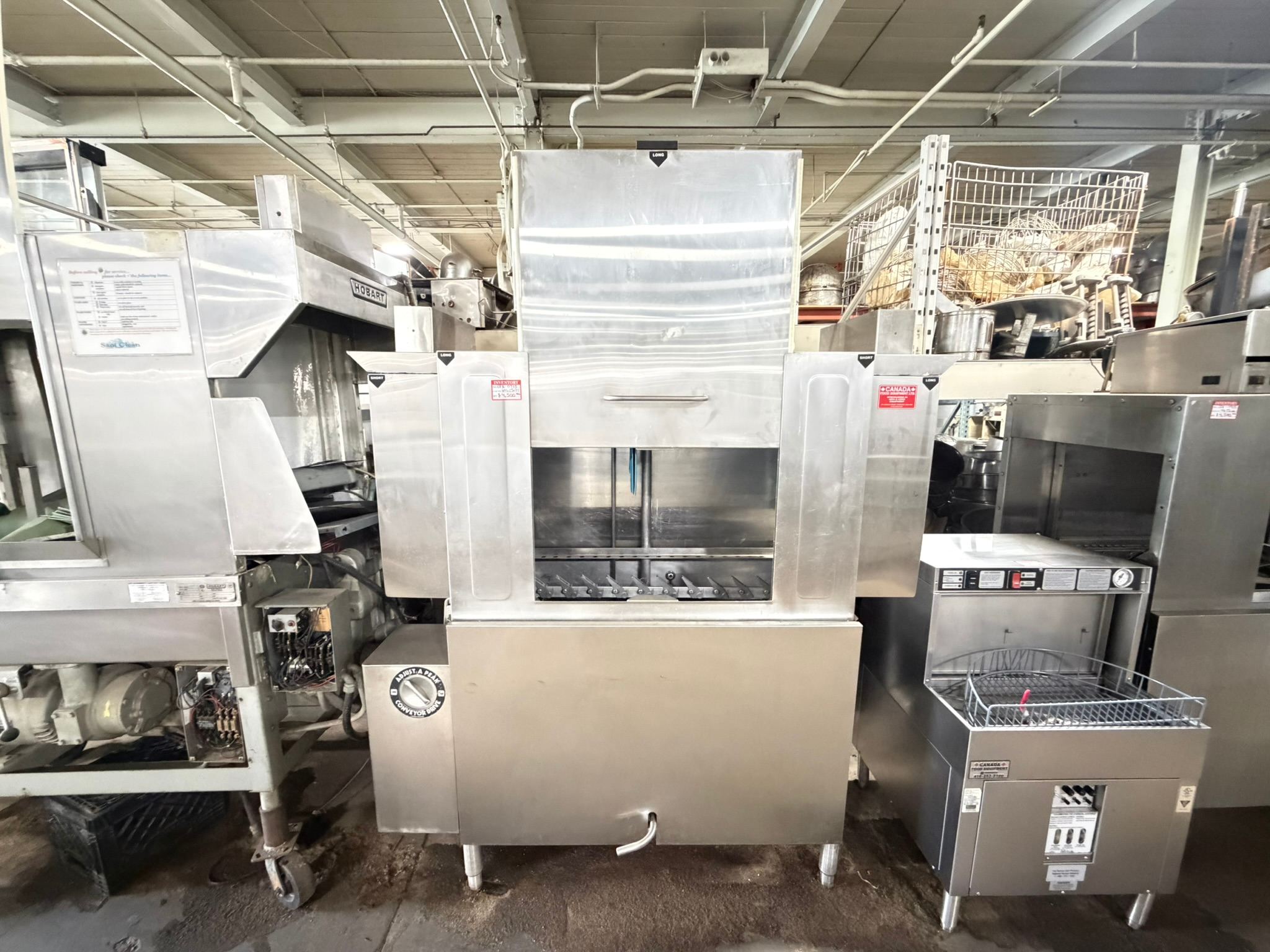 Jackson ES-44R Single Tank Low Temperature Conveyor Dishmachine - Left to Right, 208V, 3 Phase REFURBISHED CFE-0325