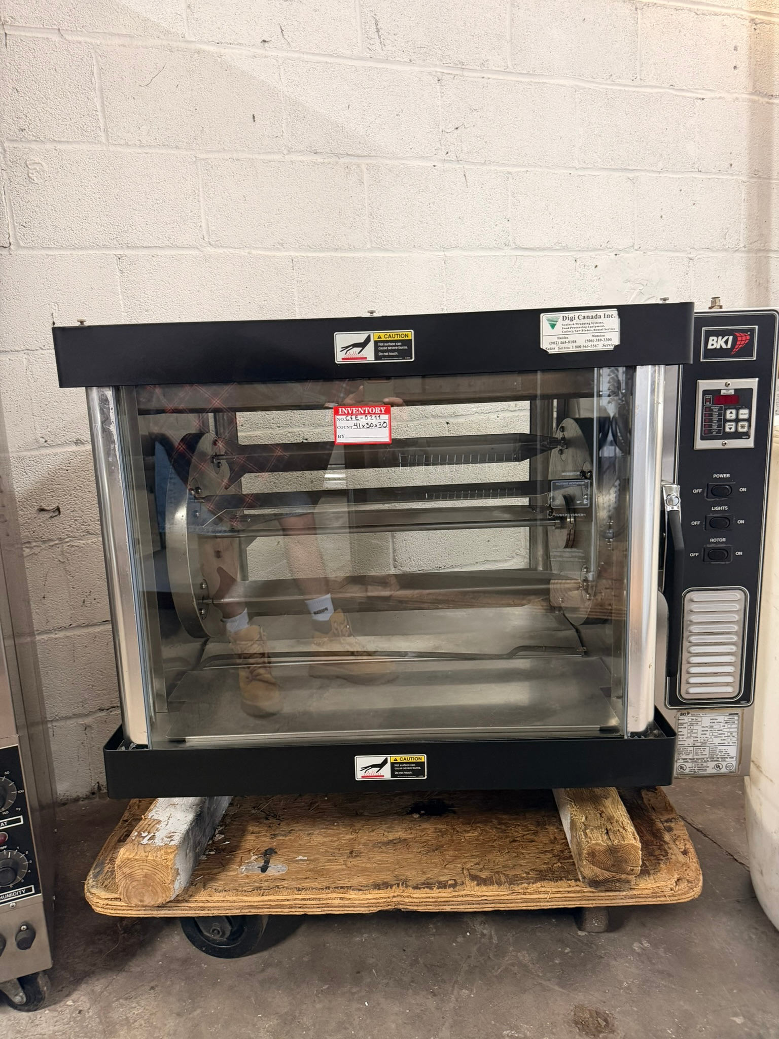 BKI Double Revolving Electric Rotisserie Model DR-34 REFURBISHED CFE-0211 BKI Double Revolving Electric Rotisserie Model DR-34 REFURBISHED CFE-0211