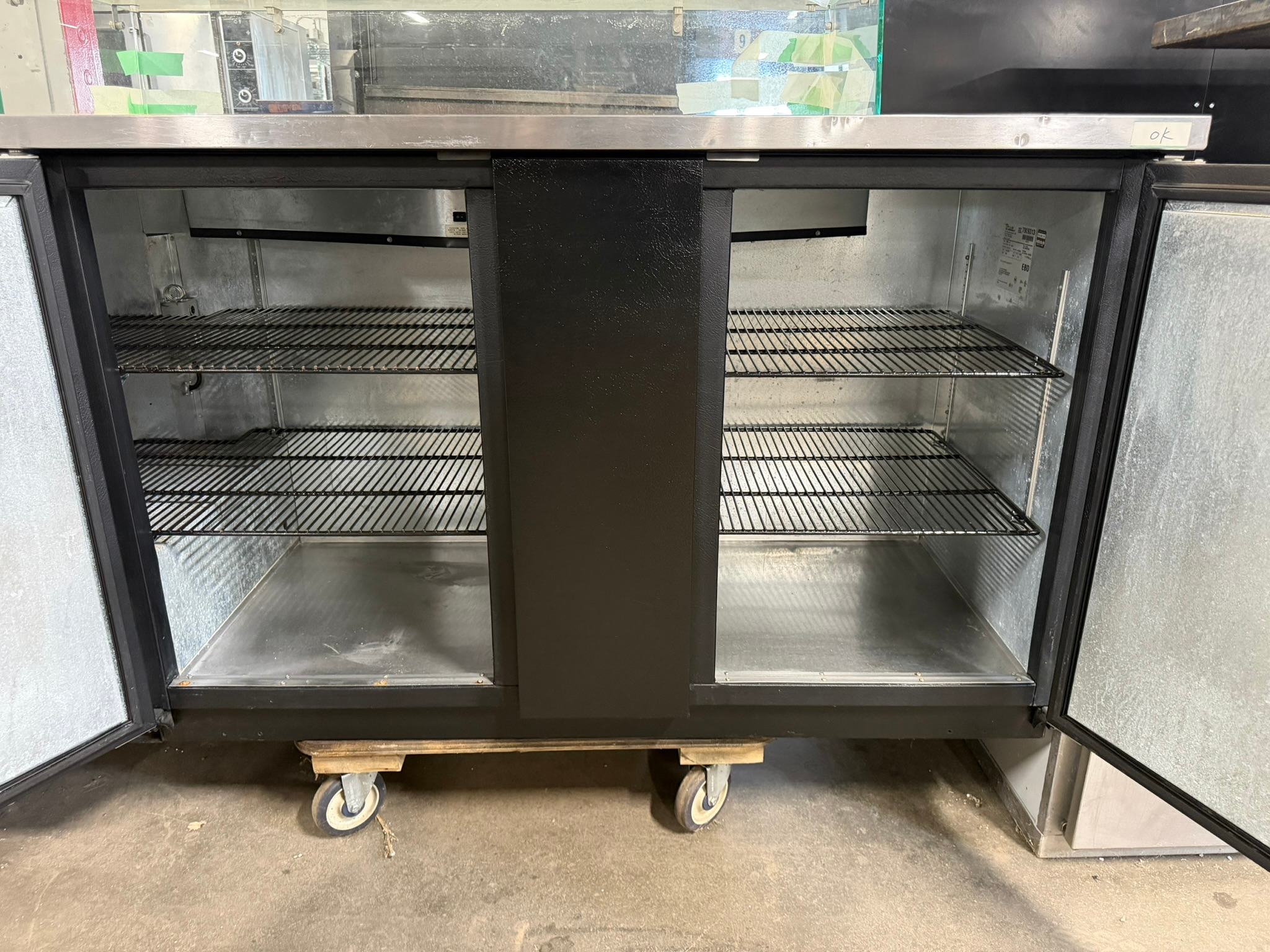 True TBB-3-HC 69″ Solid 2 Door Back Bar Refrigerator REFURBISHED CFE-0159 True TBB-3-HC 69″ Solid 2 Door Back Bar Refrigerator REFURBISHED CFE-0159