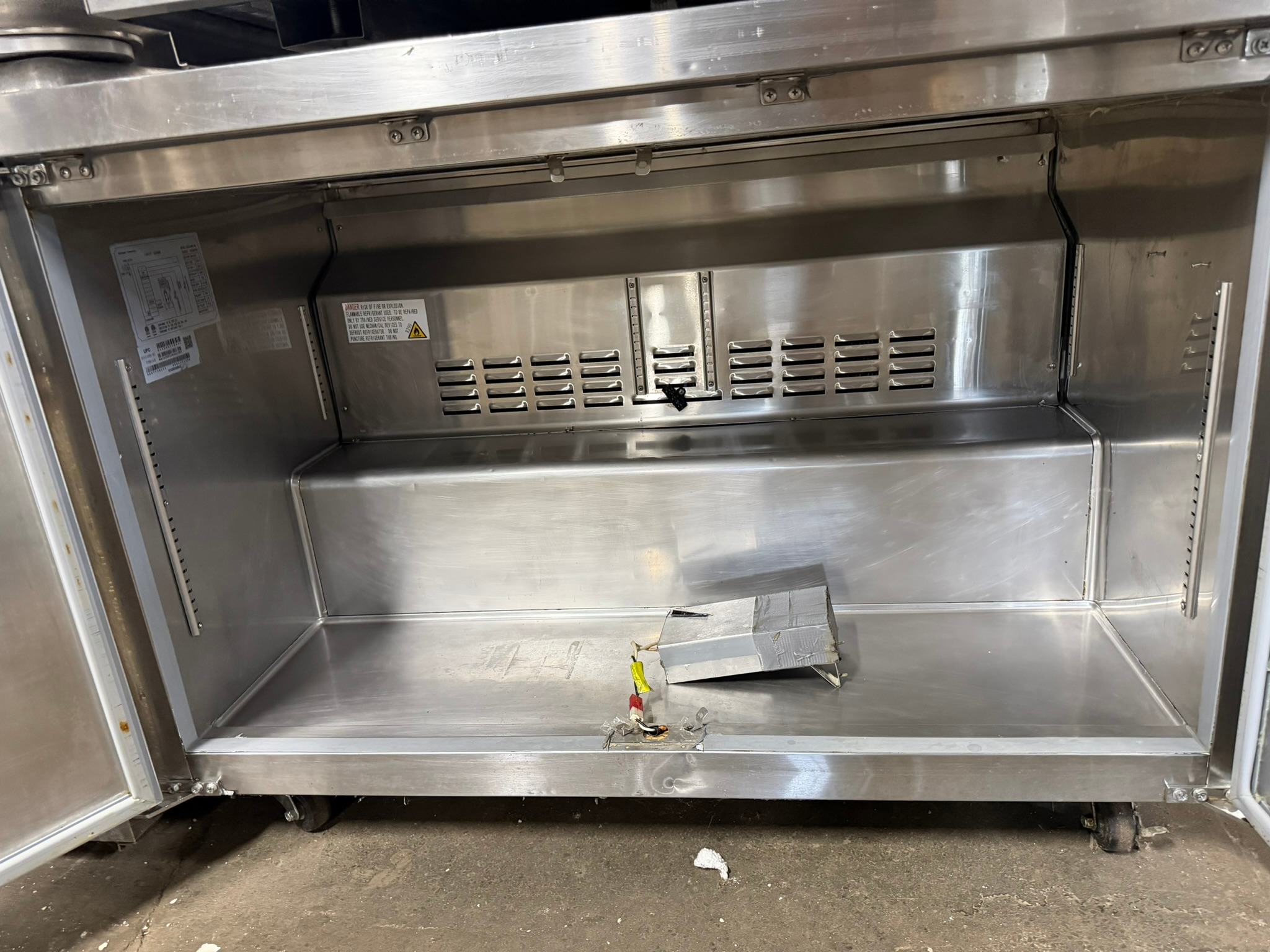 Kelvinator KCHUC48R 48” 2 Door Undercounter Refrigerator REFURBISHED CFE-0161
