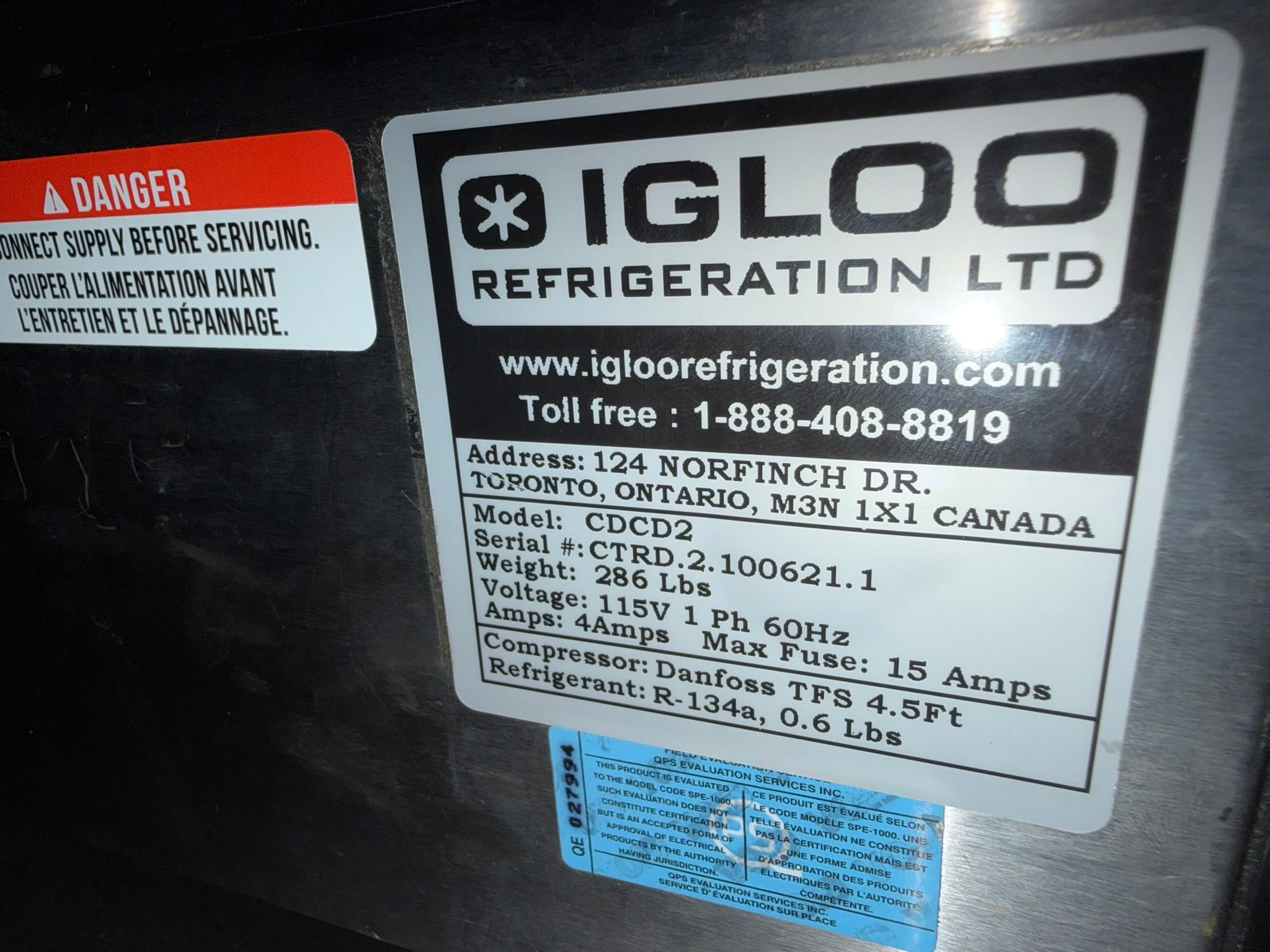 Igloo 31.5" Curved Glass Countertop Display Warmer - HDCD2 REFURBISHED CFE-0162