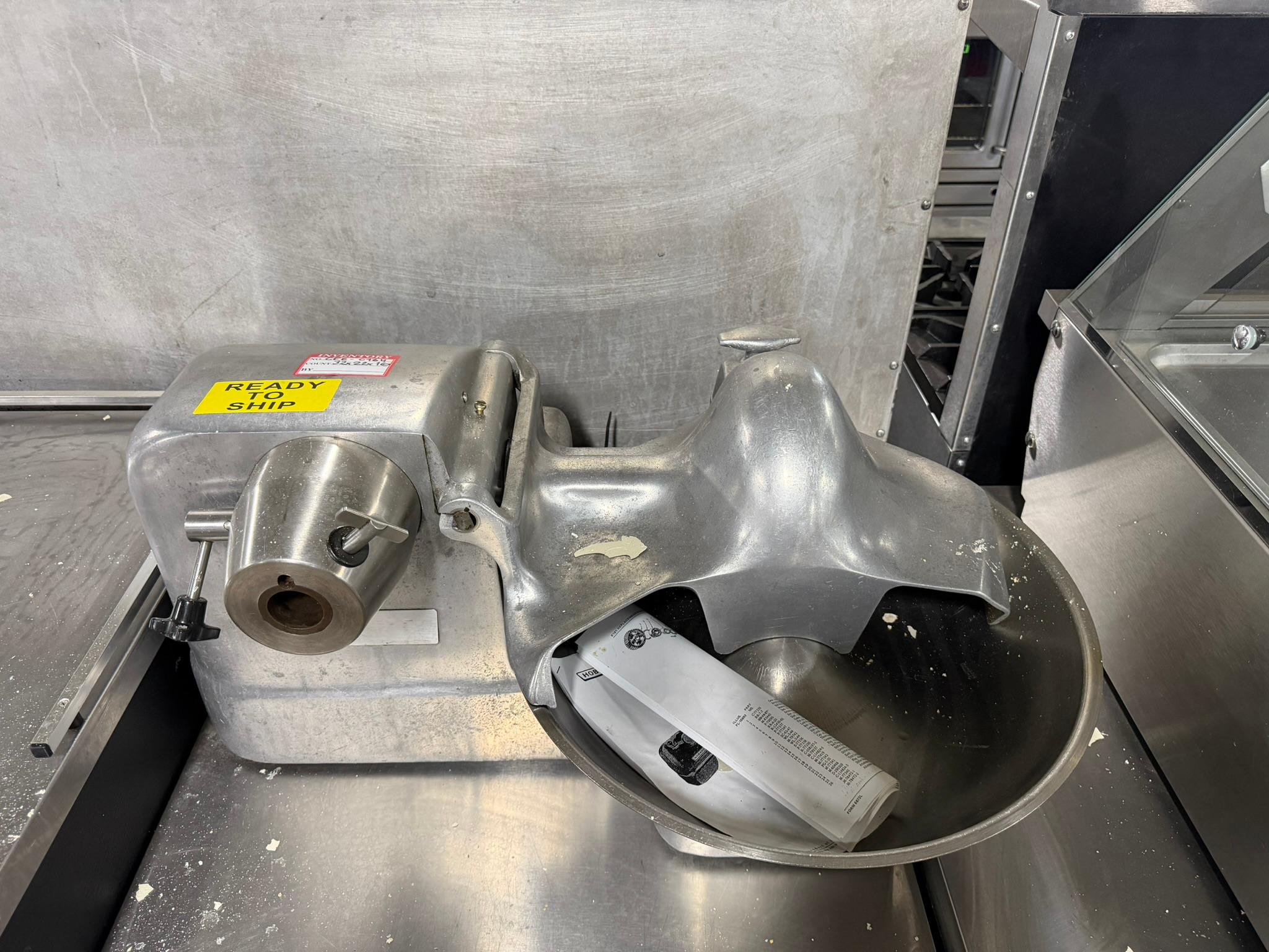 Hobart Commercial Bowl Chopper, 18" Stainless Steel Bowl, 115 Volts. REFURBISHED CFE-0164