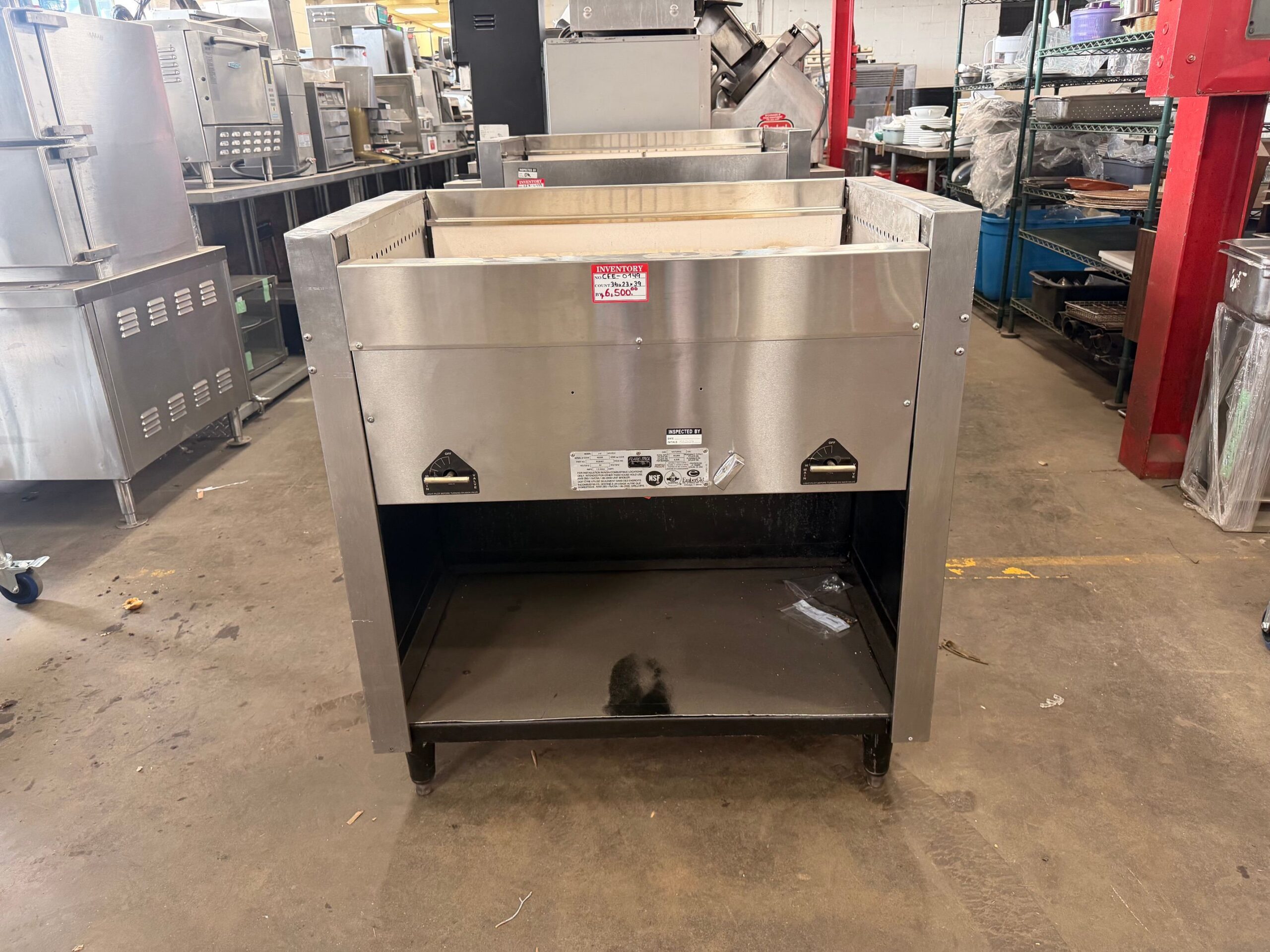 EmberGlo 31F Kabob Natural Gas Floor Charbroiler 36″ REFURBISHED CFE-0149 EmberGlo 31F Kabob Natural Gas Floor Charbroiler 36″ REFURBISHED CFE-0149