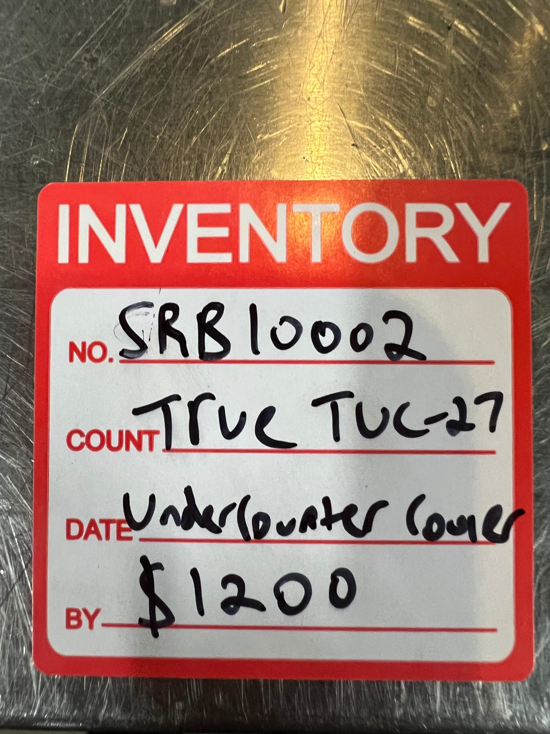 True TUC-27 Undercounter Refrigerator 27" REFURBISHED CFE-0160 True TUC-27 Undercounter Refrigerator 27" REFURBISHED CFE-0160