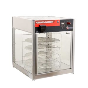 Omcan 4-Tier 18” Revolving Pizza Display Warmer w/ Humidity - 41468